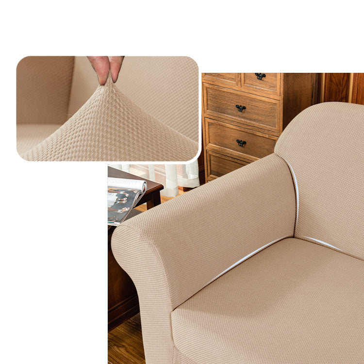 Diane Knit Jacquard Spandex Stretch Armchair Cover