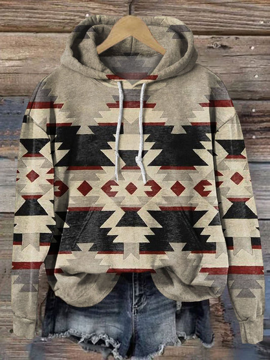 Aztec Pattern Art Print Casual Sweatshirt