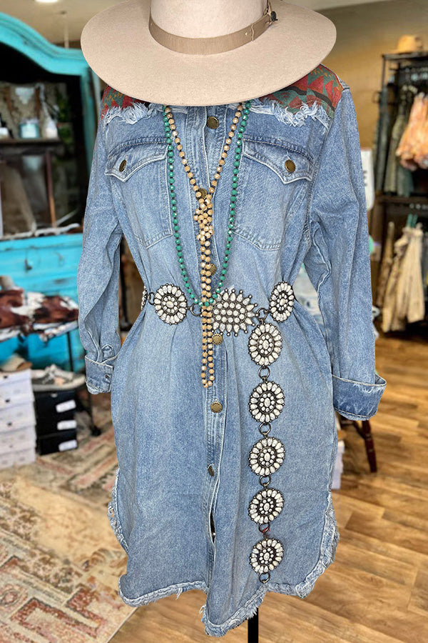 Vintage Denim Dress