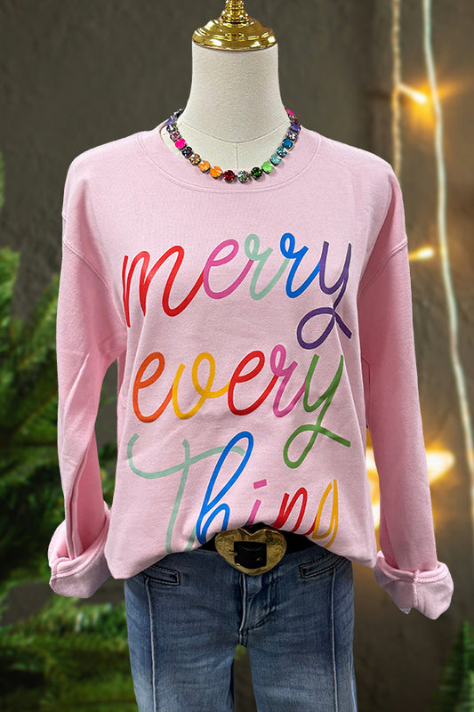 Vintage Merry Everything Sweatshirt