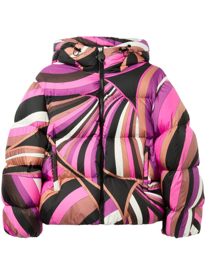 Printed Nylon Down Jacket