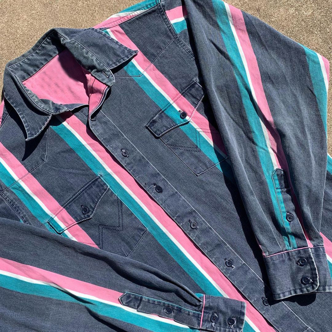 Men's Western Stripe Shirt