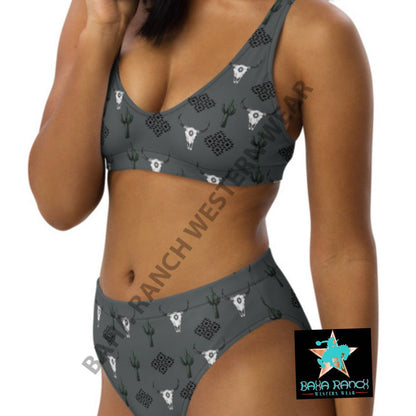 Yeehaw Aztec Bull Skull Bikini