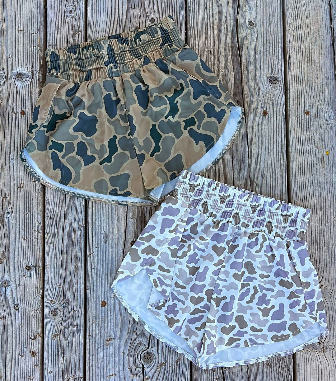 Duck Camo Shorts-Two Colors