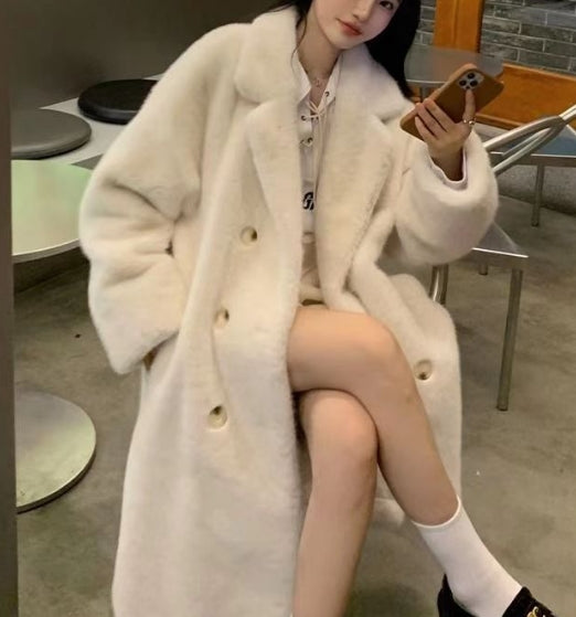 Women's Fashion Fur Coat