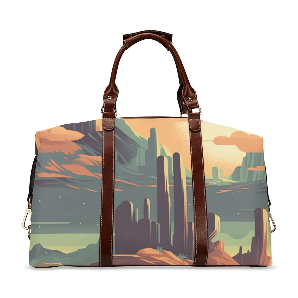 Sunset Canyon Large Western Travel Flight Bag