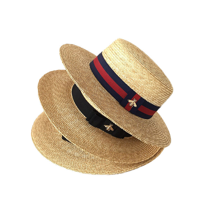 STRAW HONEYBEE – Boater Hats