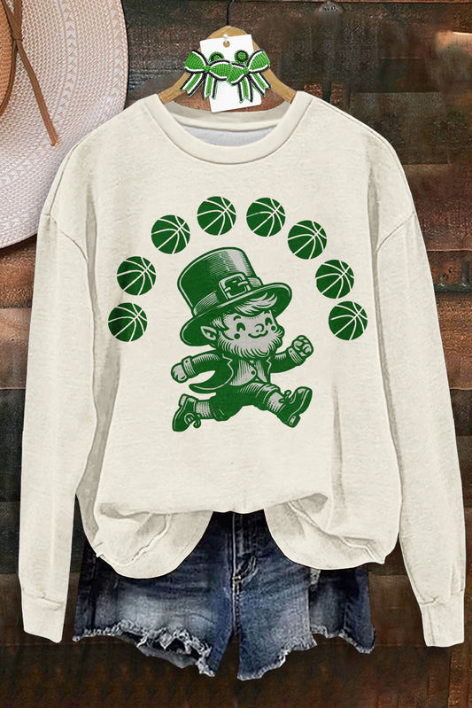 Cute Notre Dame Fighting Irish Basketball Game Day Sweatshirt