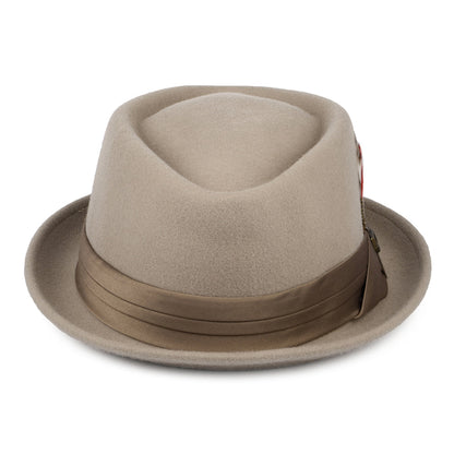 Tienda Brixton Hats Stout Wool Felt Pork Pie Hat - Beige