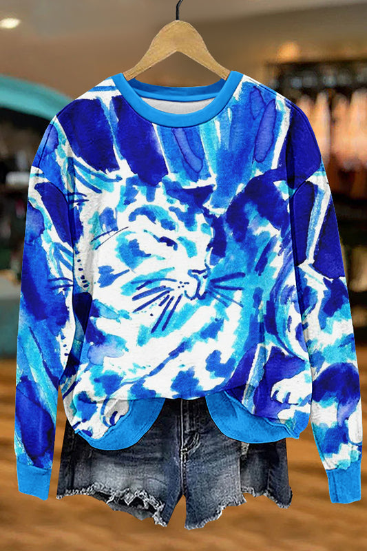 Unique Gameday Kentucky Wildcats Print Sweatshirt