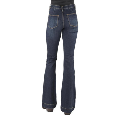 Stetson June Dark Wash High Waisted Trouser Jeans