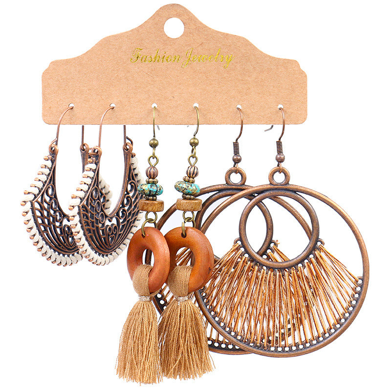 Women's Bohemian Hoop Earrings