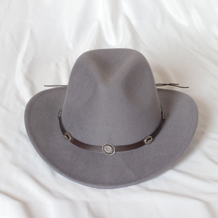 Ricky Western Hat - Grey