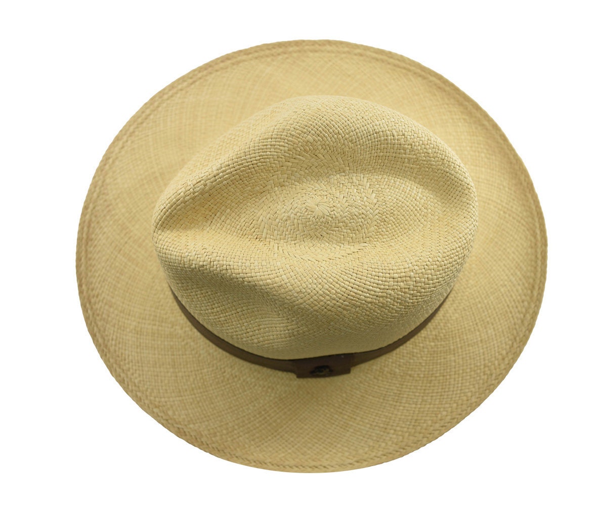 Advanced Original Panama Hat-Natural Toquilla Straw-Handwoven in Ecuador (HatBox Included)