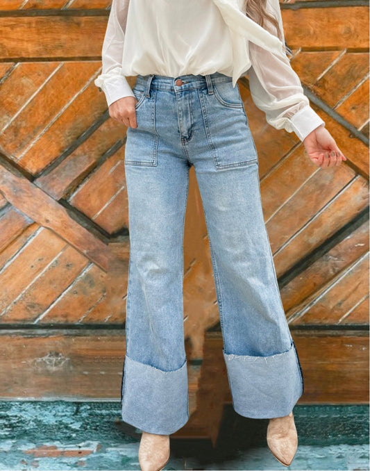 Denim Daze Wide Leg Jeans