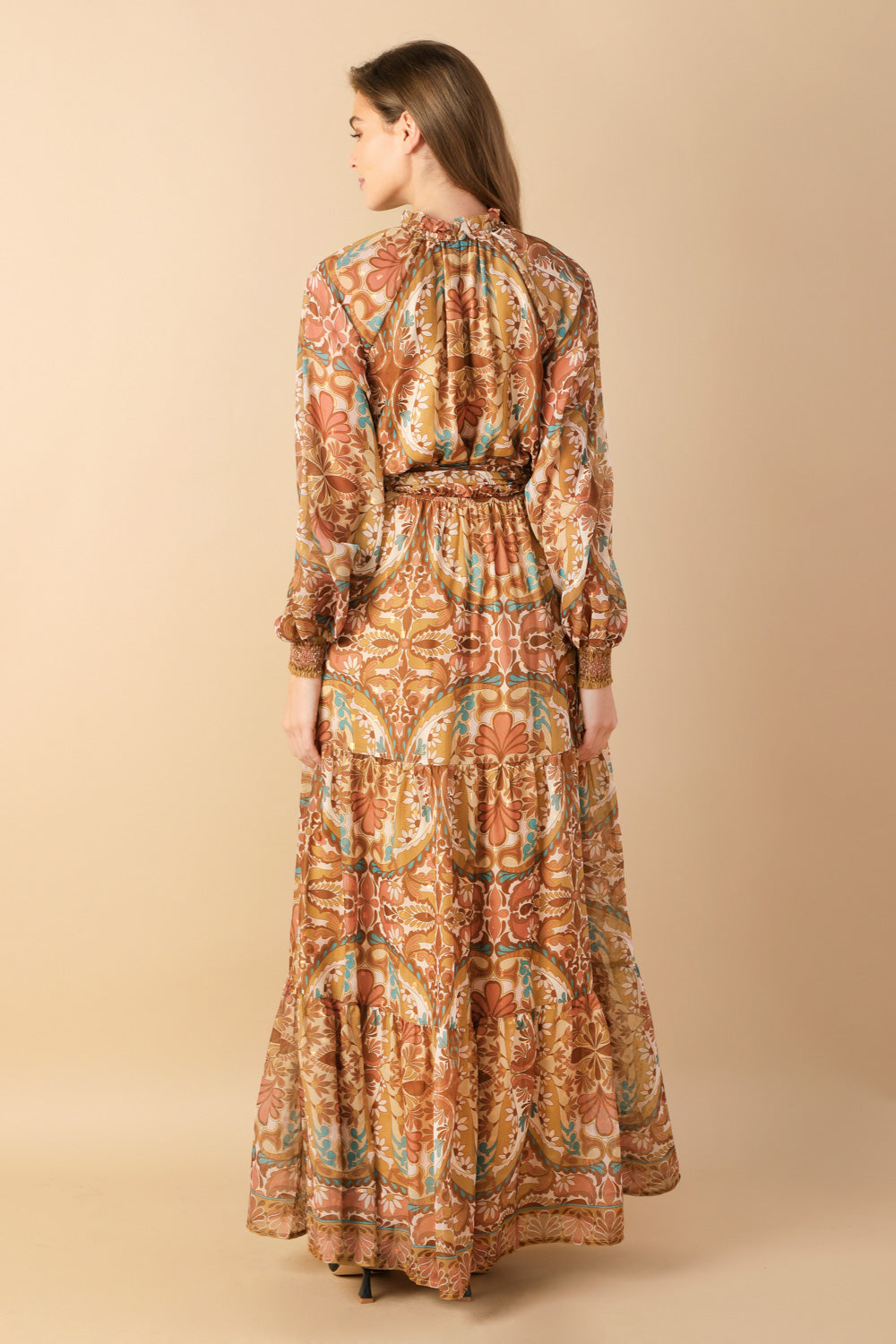 Timeless Tapestry Woven Maxi Dress