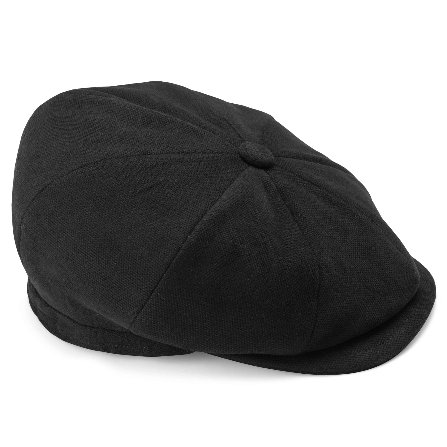 TIENDAHAT BLACK MODA NEWSBOY CAP