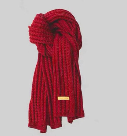 Unisex Christmas Warm Casual Knitted Scarf