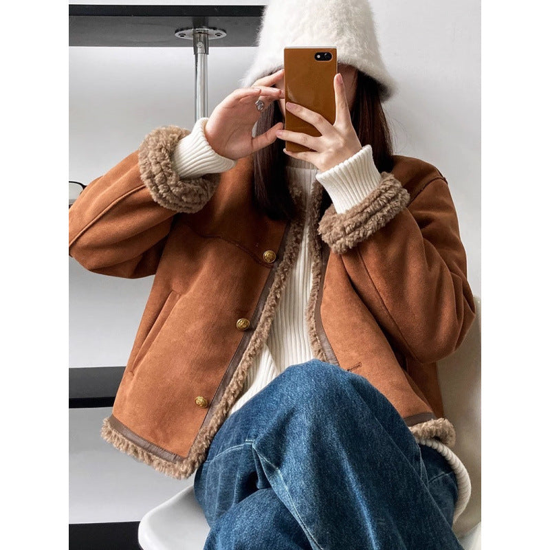 Women's Thick Lamb Plush Jacket