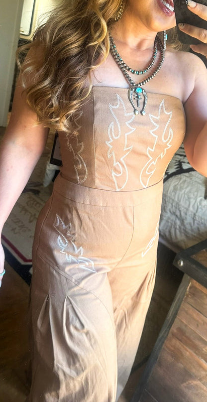 Boot Stitched Jumpsuit