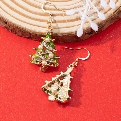 Fashion Creative Christmas Tree Earrings