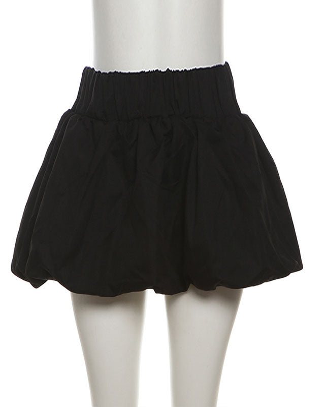 Puffy Cake Bud Mini Skirt