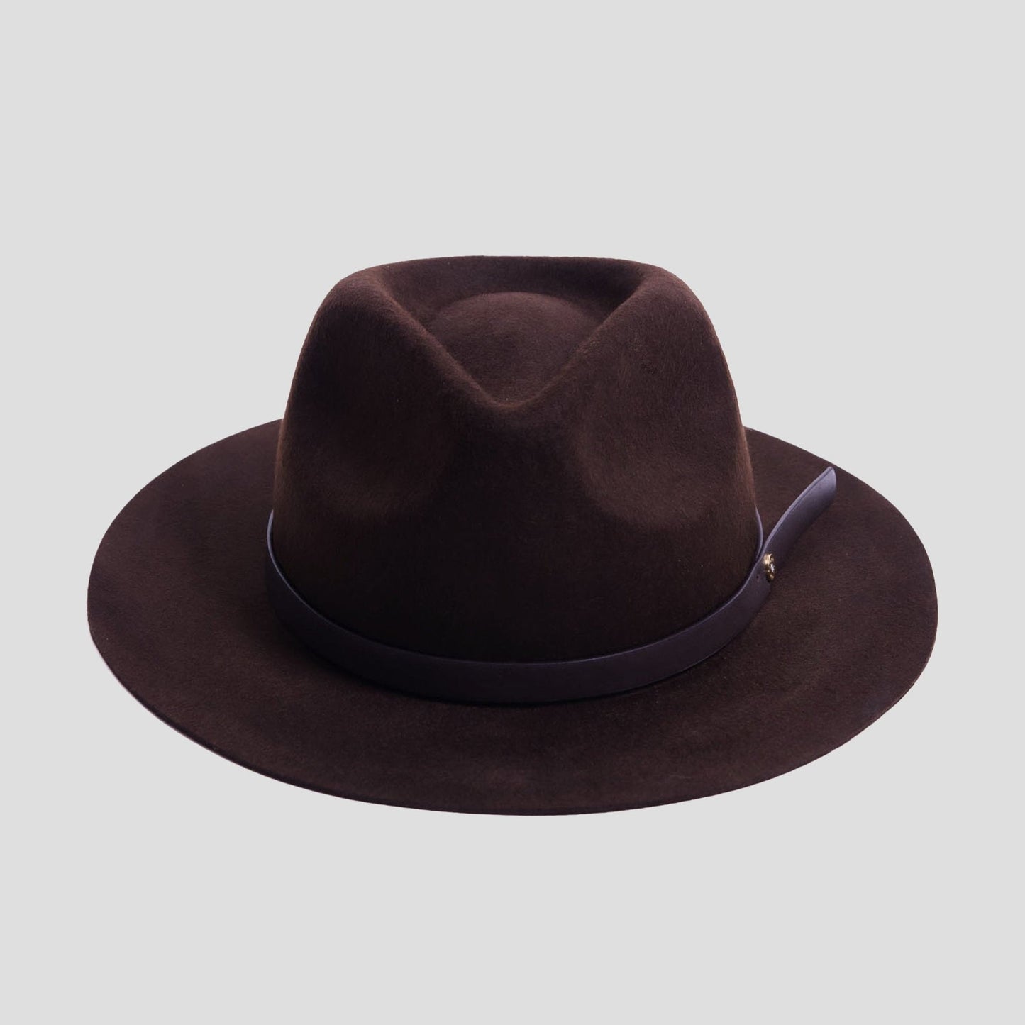 Dapper Men's Felt Fedora Hat__ark Olive