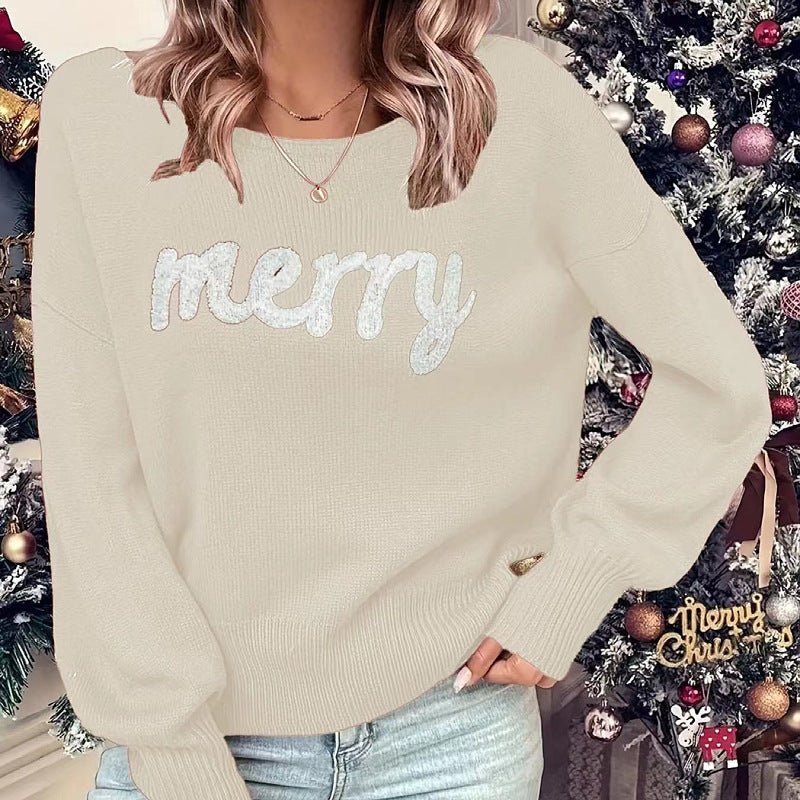 Merry Christmas Knit Sweater