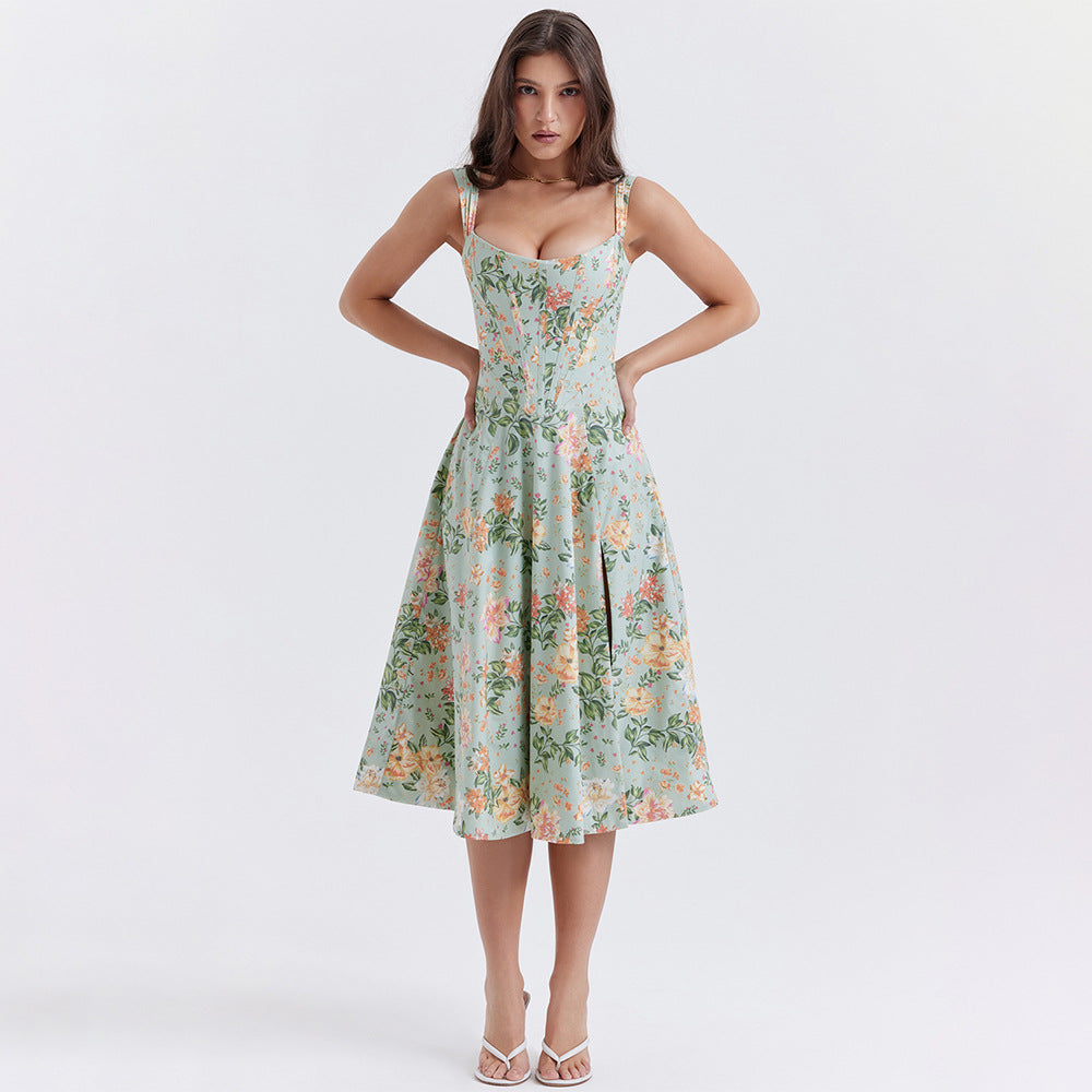 Amelia Floral Midi_Dress