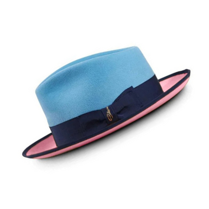 Felt Two Tone Fedora Hat