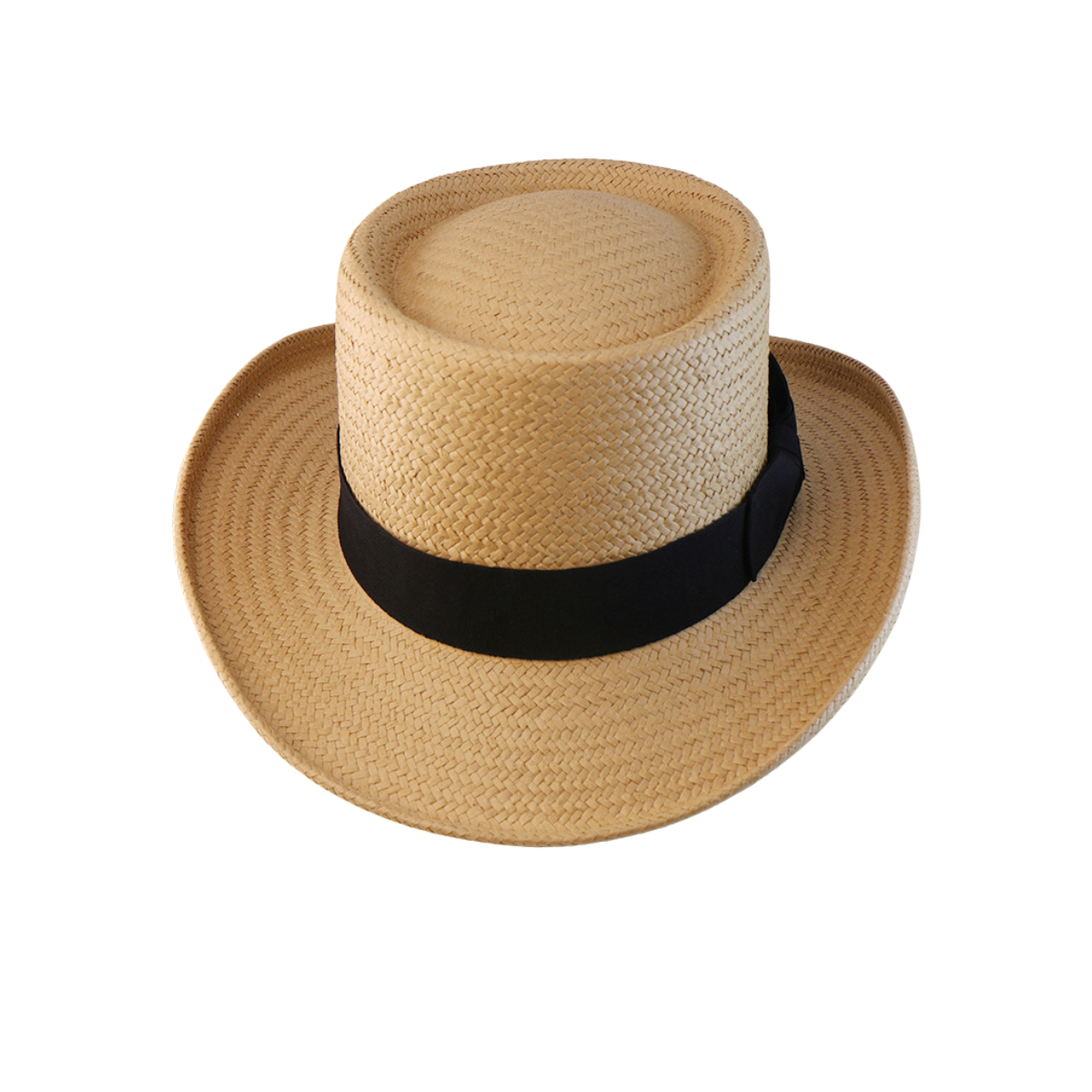 Vintage Vibe Straw Pork Pie Hat