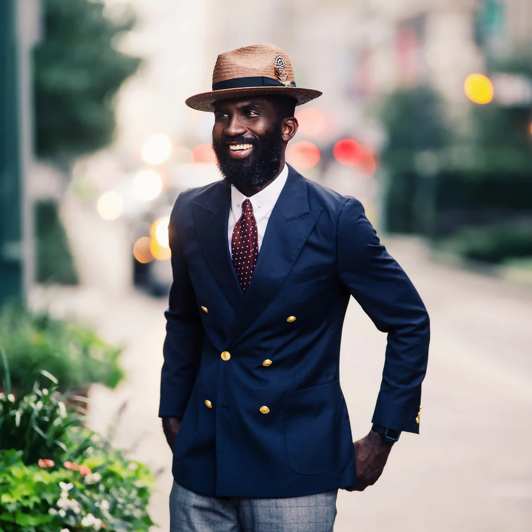 Straw Trilby Fedora Hat – Coffee