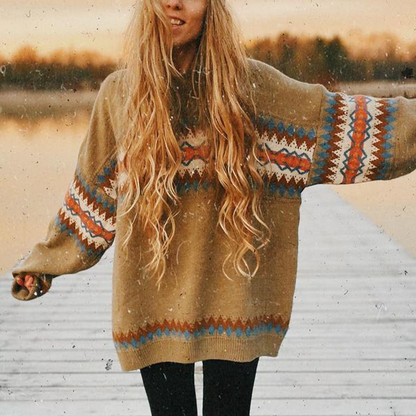 Aztec Knitted Sweater