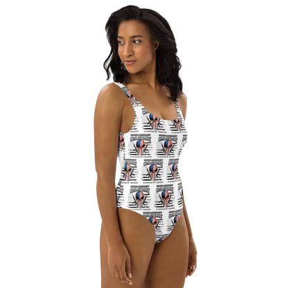 Yeehaw Come & Take It One-Piece Swimsuit