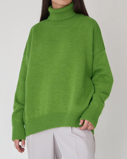 Turtleneck Loose Knit Sweater