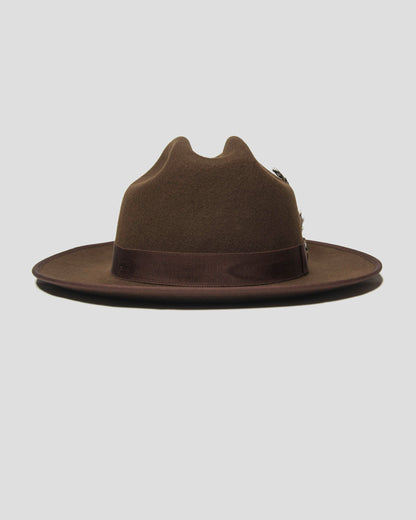 Tienda Ranch Fedora - Chocolate[Fast shipping and box packing]