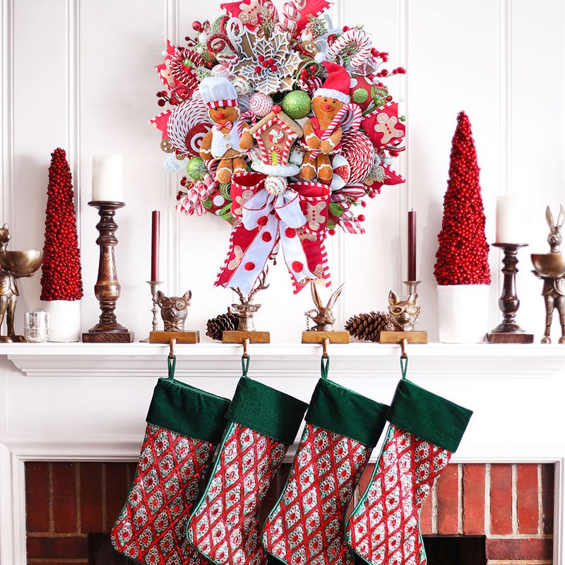 Gingerbread Christmas Wreath