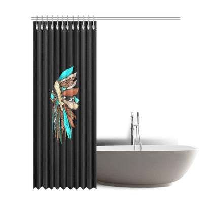 Indian Headdress Shower Curtain 72"x84"