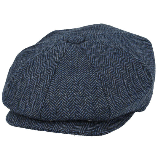 Herringbone Newsboy Cap 8 Panel Classsic Baker Boy Hat