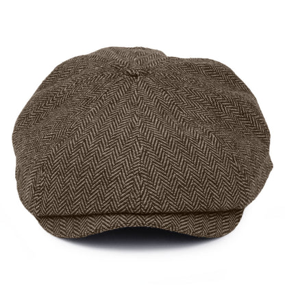 THE PEAKED BOY CAP-Brown