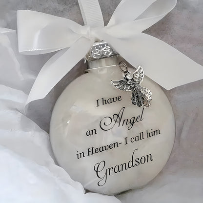 Christmas Angel in Heaven Memorial Ornament