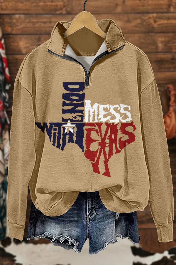 Gameday Texas Print Sweatshirt