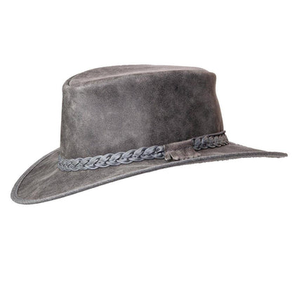 Crusher | Mens Crushable Leather Outback Hat