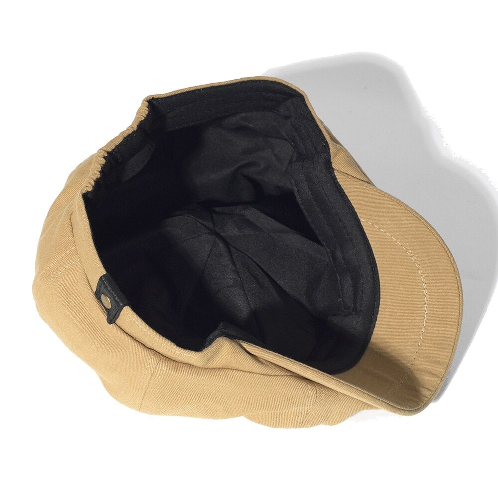 "Colliure" Newsboy Cotton Cap