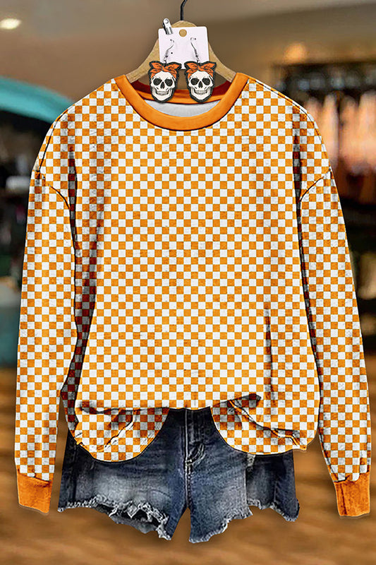 Tennessee Orange Pattern Print Sweatshirt