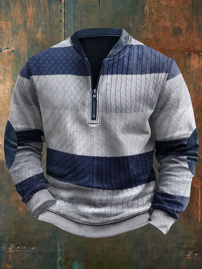 Men's Retro Casual Pullover