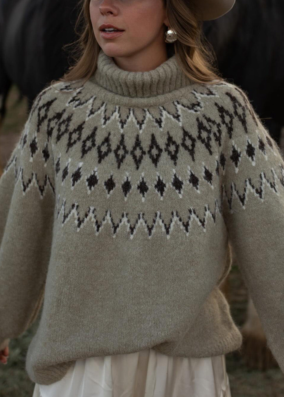 Saddle Sweater