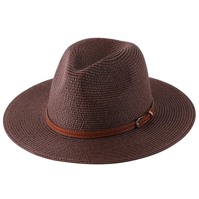 Wide Brim Straw Panama Hat