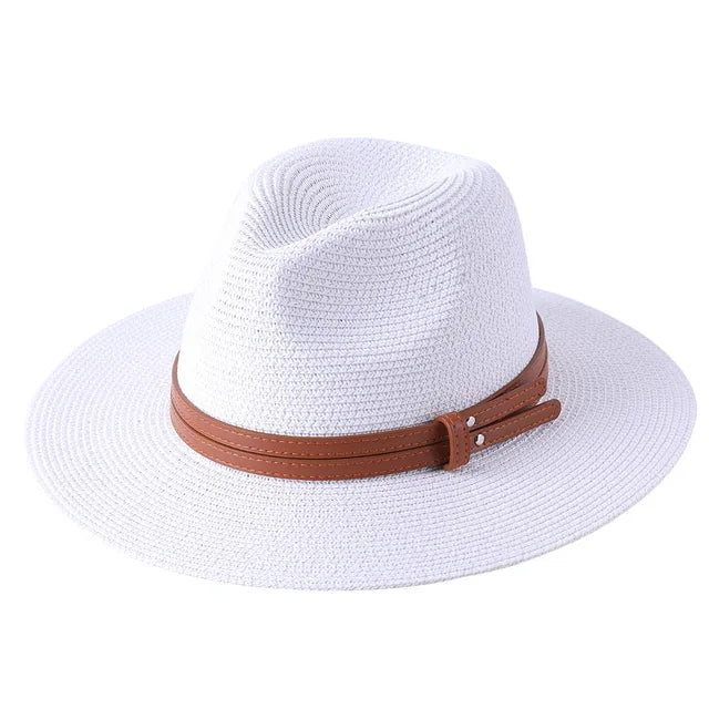 Wide Brim Straw Panama Hat