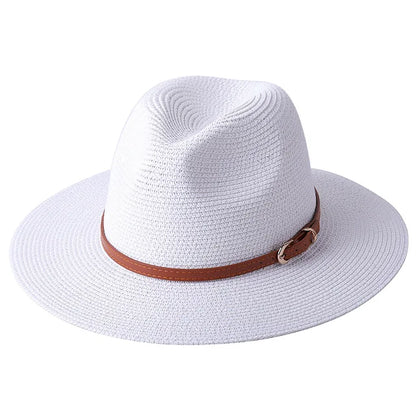 Wide Brim Straw Panama Hat